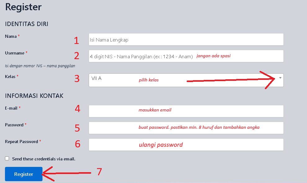 Formulir Pendaftaran